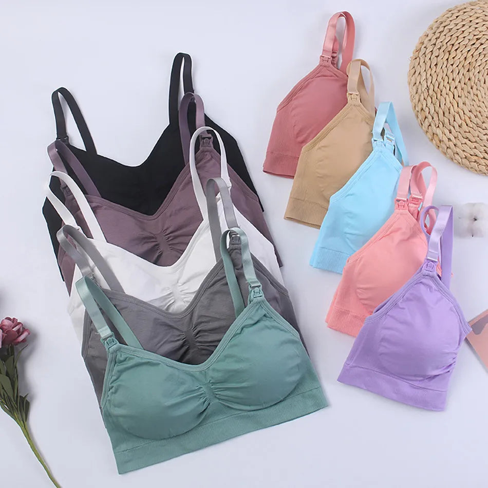 Breathable Maternity Pregnant Bras Comfort Breastfeeding