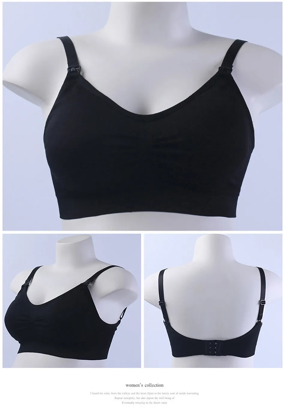 Breathable Maternity Pregnant Bras Comfort Breastfeeding