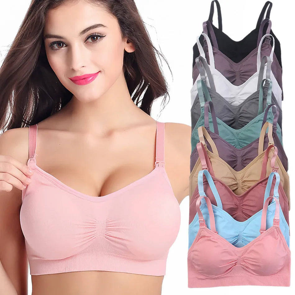 Breathable Maternity Pregnant Bras Comfort Breastfeeding