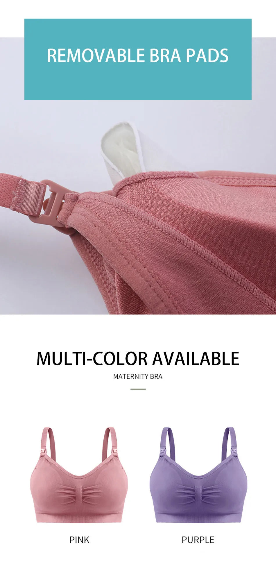 Breathable Maternity Pregnant Bras Comfort Breastfeeding